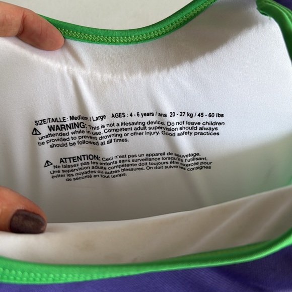 🏁 Ninja turtle flotation suit size 4-6 - Picture 4 of 4